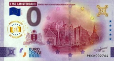 Zero 0 Euro Note - 0 Euro - NL - 750 Amsterdam - Munttoren 2025-10 Universal