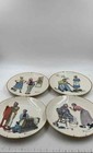 Vintage Norman Rockwell 4 Seasons Tender Years Gorham Collector Plates Lot Of 4