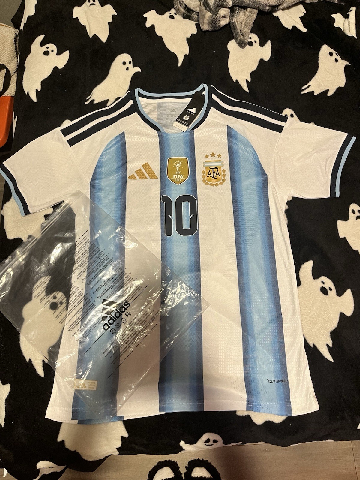 adidas Lionel Messi Argentina World Cup 2022 Men's M Size Jersey