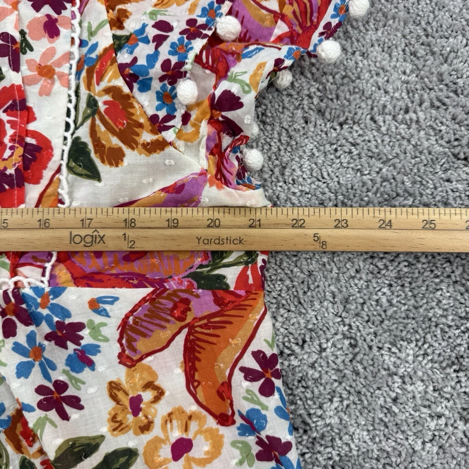 Ферма Рио весна бананы верхний женщин S тропический Artsy богемное фрукты помпон отпуск - Изображение 4 из 4