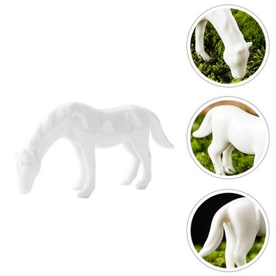 1PC Creative Ceramic Horse Decor Mini-Aquarium- für kleine Pferde