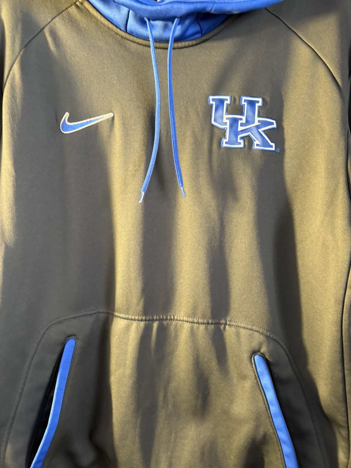 SACAI X NIKE Giacca con cappuccio Kentucky Wildcats Nike Elite Basketball NCAA Thermafit taglia Med