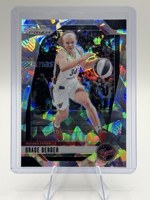   2024 WNBA Panini Prizm - Grace Berger #89 Ice Prizm - Indiana Fever