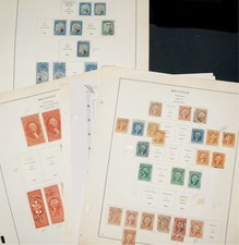 US Revenue Collection On Album Pages First & Second Issue