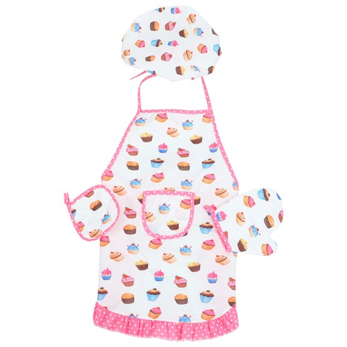 Play House Apron Set Cooking Aprons Children Toddler Boy Kids Baking - Picture 3 of 72