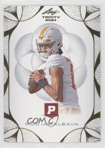 2024 Trójca liści Nieskazitelna aukcja Folia z brązu Nico Iamaleava #77 - Zdjęcie 1 z 3