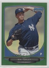 2013 Bowman Chrome Prospects Green Refractor Nik Turley #BCP146 2f9