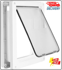 Large Doggie Door with Magnetic Locking Panel for Home Security - Durable  Weat