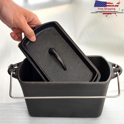 Cast Iron Bakeware Multi-functional Cookware Grilling Baking & Campfire Use