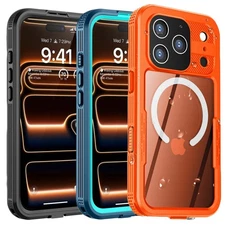 For iPhone 17 Pro Max 17 AIR MagSafe Waterproof Case Shockproof Heavy Duty Cover