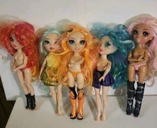 Lot of 5 Rainbow High Dolls Mixed Series MGA Fashion Dolls