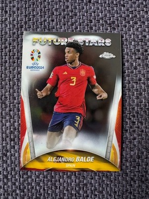 2024 Topps Chrome UEFA Euro Alejandro Balde Spanien/Spain Future Stars