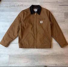 Carhartt WIP Mens Brown Full Zip Work Jacket ...