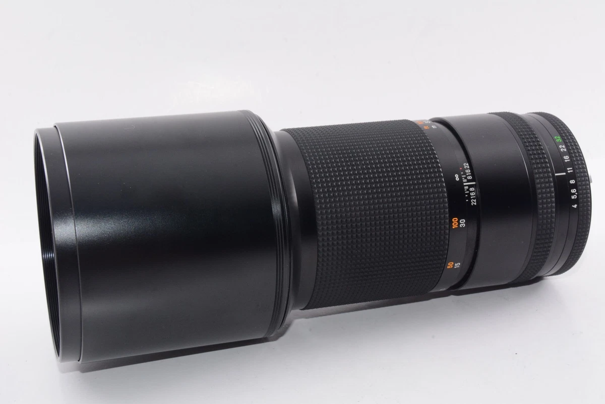 西独製 CarlZeiss Teletessar 300mm F4 Carl Zeiss Tele-Tessar T* 300mm F/4 [I] [AE] | LENS-DB.COM