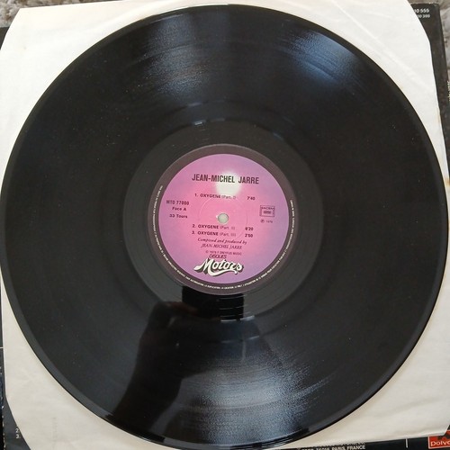 Jean-Michel Jarre, Oxygen. French Import, 1977 Disque Motors Vinyl Album - Picture 5 of 7
