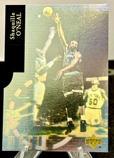 SHAQUILLE ONEAL (HOF) 1996UD COLLECTORS CHOICE MINT HOLO INSERT #H7-LOOK!!