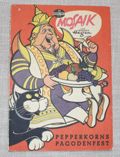 Mosaik Digedags komplett orginal Heft 76 Pepperkorns Pagodenfest 1963