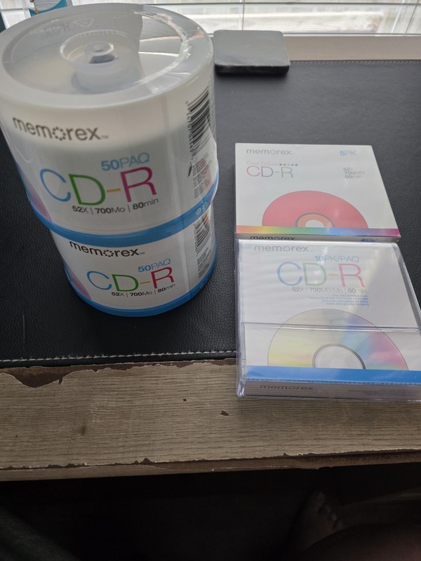Memorex CD-R 52X, 700 MB, 80 Min Bundle -  New, Sealed