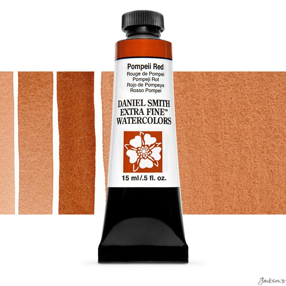 Daniel Smith Watercolour Paint Tube PBr7 15ml Pompeii Red Artist Painting