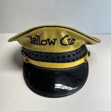 Yellow Cab Company Lancaster Brand Leather Driver Hat 73/4Size Vintage