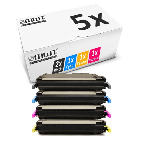 2X MWT Toner Con 50% Más De Potencia Para I-Sensys LBP 5300, 5360, MF 8450, 9130, 9170, 9220, 9280 Reemplazar Canon Rojoe CRG 711 Cartuchos Original Mehrwegtoner (ISO-Norm 19798