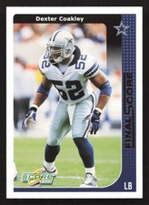 2002 Score Dexter Coakley Final Score #/100 #69 Card