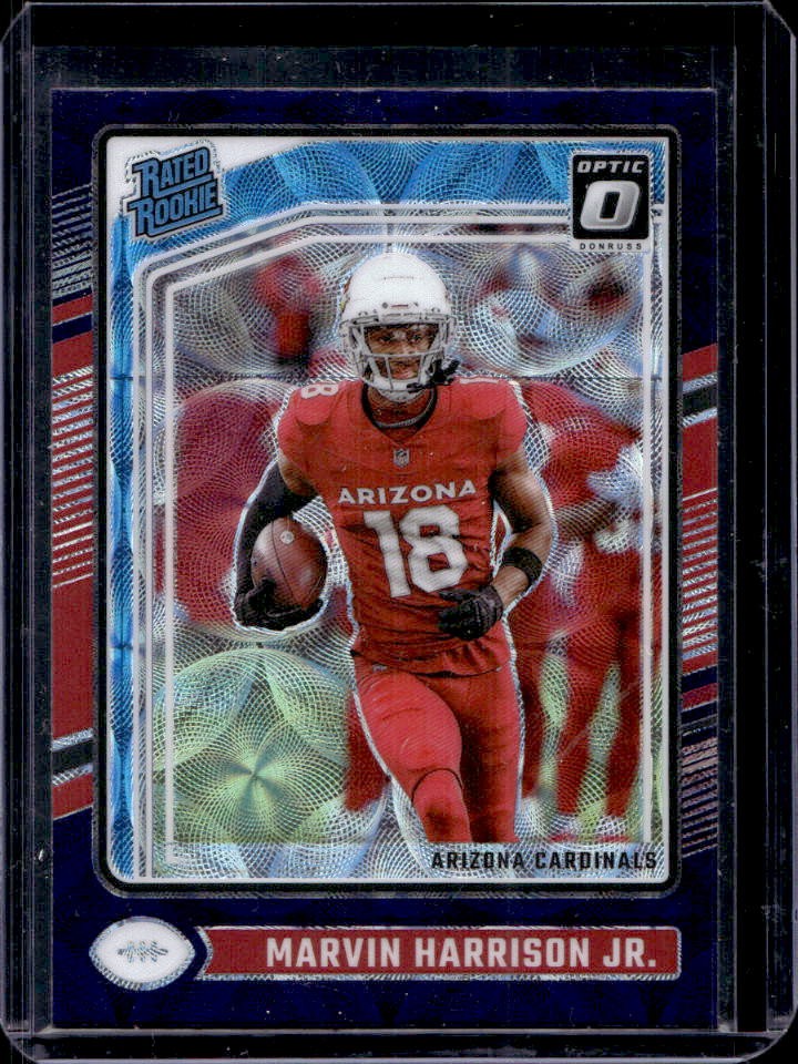 2024 Donruss Optic Marvin Harrison Jr. Purple Scope Rated Rookie #276