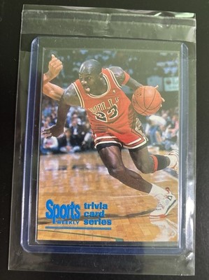 V-RARE, early 90's Michael Jordan Sports Weekly Trivia Card from Australia