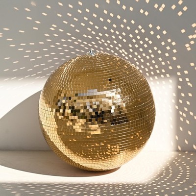 Yescom 20'' Large Disco Ball Mirror Big Hanging Glass for Party Events Wedding