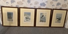 Set Of 4 Framed Signed Limited Edition Wildfowl Prints By J C Harrison (166/500)