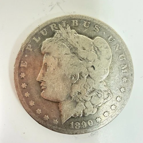 1890-CC Morgan Silver Dollar – Carson City Mint – Good Condition – Historic 90%