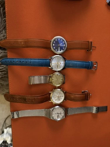 Watch Job Lot Vintage Seiko 7006 King Quartz 5856, Orient, Solvil Gold Plated