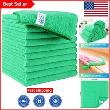 Lint-Free Microfiber Towels for Home  Car - 12 Pack, Machine Washable  Durable