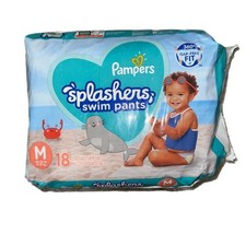 Pampers Splashers Swim Diapers, Size Medium, 18 Count