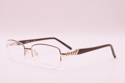NEW ARISTAR CHARMANT AR16366 COLOR-535 BROWN AUTHENTIC EYEGLASSES 52-17 K2