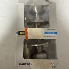 Defiant Hartford Bed and Bath Door Knob Satin Nickel 1008 974 326