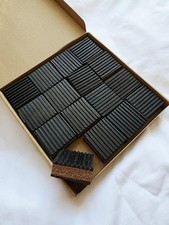 16pcs Ribbed Anti Vibration Isolation Rubber Pads 2" Length x 7/8" Thick Square
