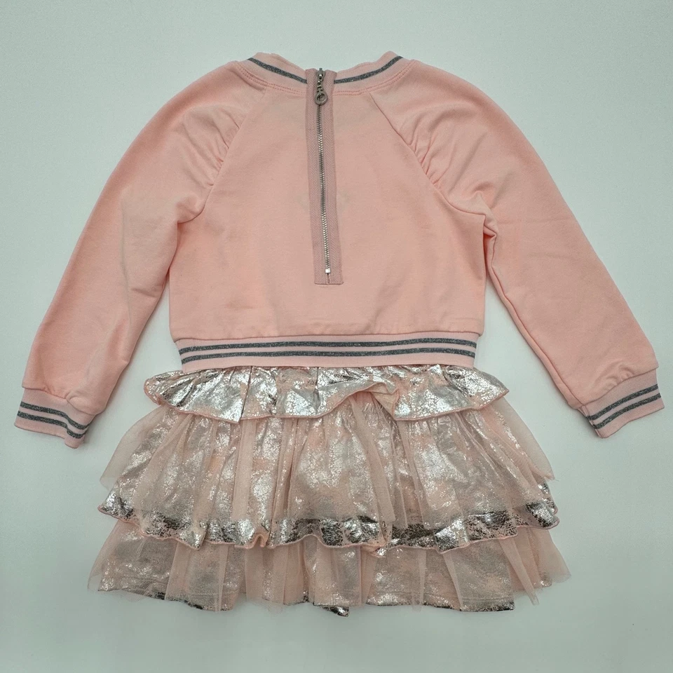 Vestido Truly Me Rubor Rosa Calabaza Lentejuelas Niña Talla 5 Conjunto Tutú Otoño Acción de Gracias Foto 2 de 4