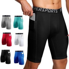 Men's Compression Shorts Quick Dry Gym Training Running Sports Leggings TOP 