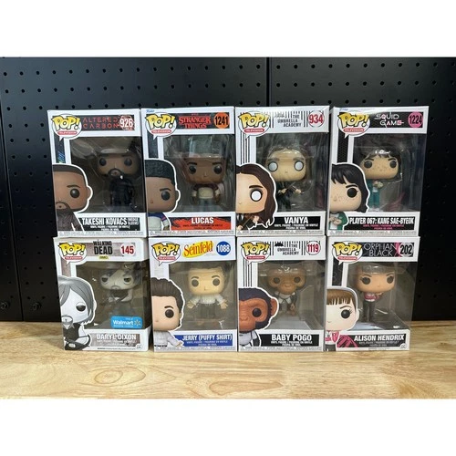 Lot of 8 Funko Pops Television