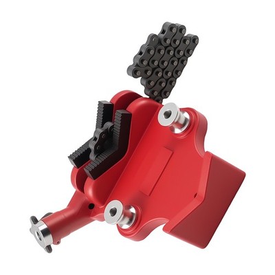 Cast Iron Chain Pipe Vise 1/2-8 inch Bench Mount Heavy Duty Clamping Tool