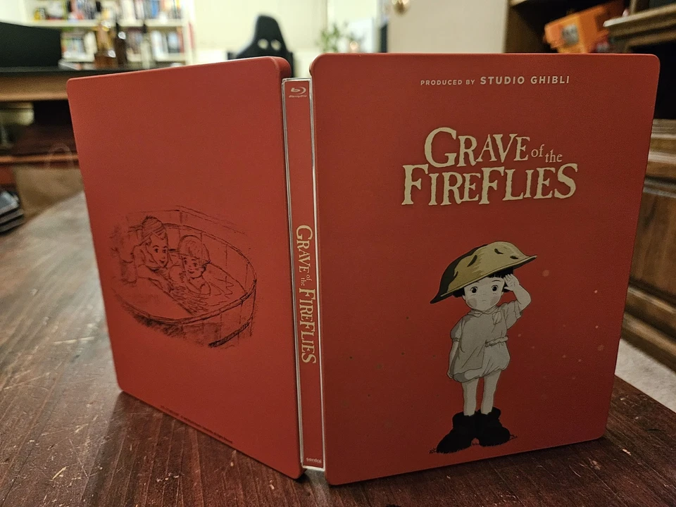Grave of the Fireflies [Blu-Ray] Steelbook Case Limited Edition Anime Ghibli - Image 2 of 4