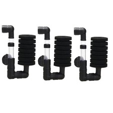 Filtre éponge Bio 3 pièces pour crevettes d'aquarium