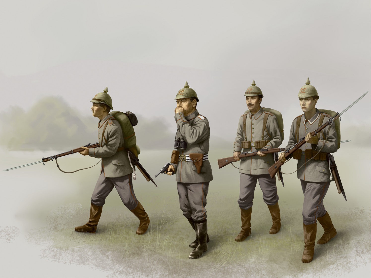 Icm 35679 - 1:35 German Infantry 1914 - New
