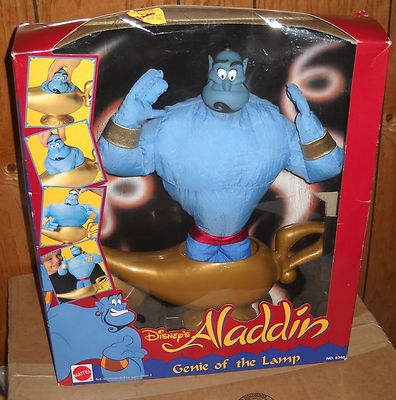 8142 NIB Mattel Disney Aladdin Plush Genie of the Lamp