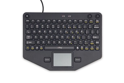 iKey SL-80-TP Compact USB Mobile Keyboard with Touchpad