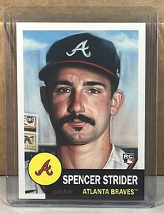 2022 TOPPS LIVING SET #551 SPENCER STRIDER ATLANTA BRAVES ROOKIE Print Run 4718