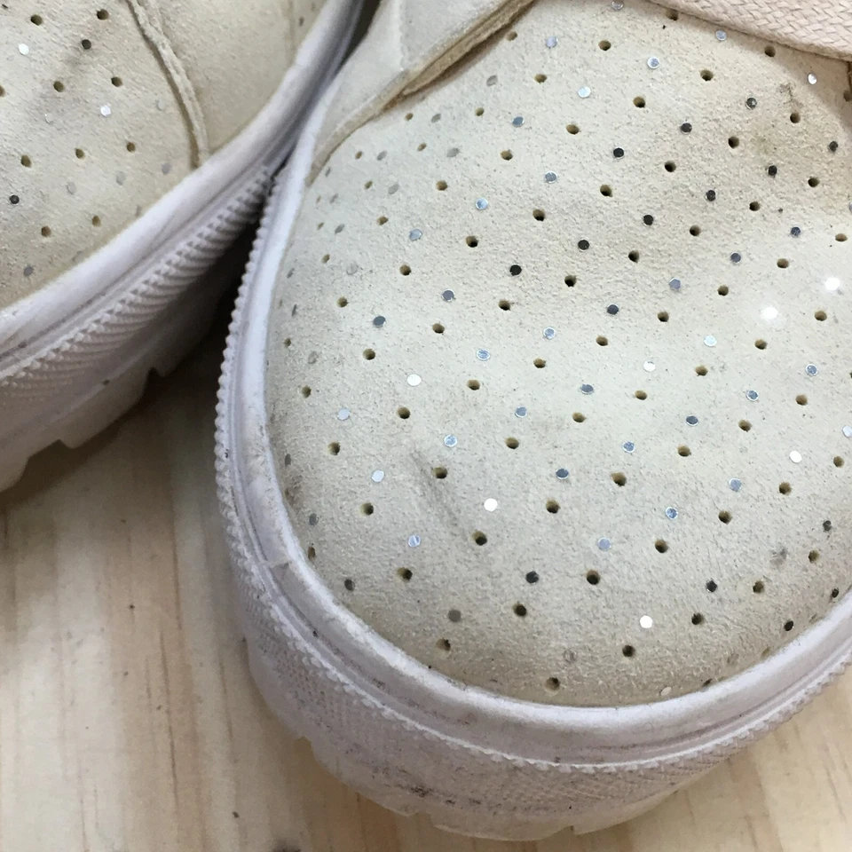 Patrizia by Spring Step Zapatos Mujer 39 Plataforma Tenis Beige Redondo Perforado Foto 4 de 4