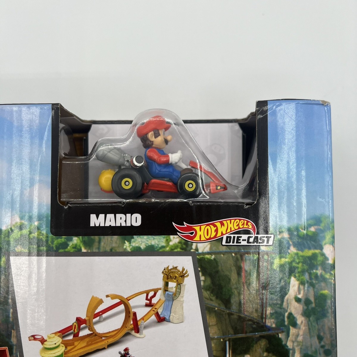 Hot Wheels Mario Jungle Kingdom Raceway Track Set Super Mario Bro
