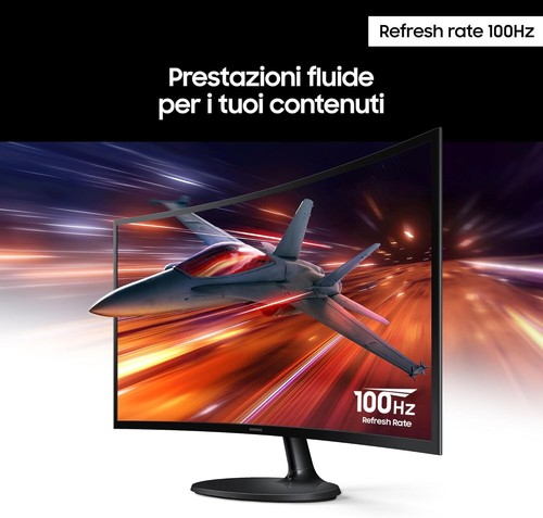 Monitor Curvo Samsung S36GD S27D362 Schermo Da 27" Pollici FHD HDMI 4ms 100Hz - Photo 2/6
